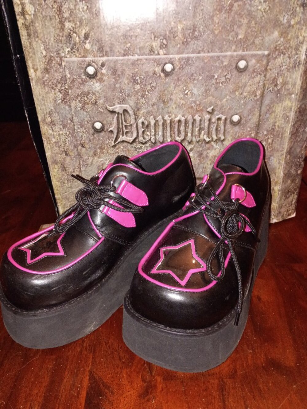 Vintage Demonia Punk Style Platforms.